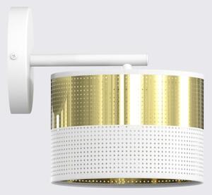 Настенна лампа LUX 1xE27/15W/230V бяла/златиста
