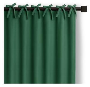 Тъмнозелено затъмняващо перде 140x250 cm Carli Tie – Restilo