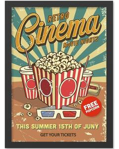 Картина 40x55 cm Retro Cinema - Wallity