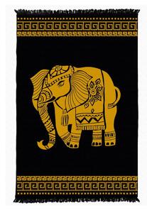 Двустранен килим подходящ за пране Kate Louise Doube Sided Rug Elephant, 120 x 180 cm