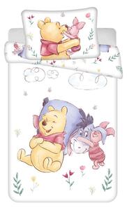 Памучно детско спално бельо за детско креватче 100x135 cm Winnie the Pooh "Pooh Hugs" – Jerry Fabrics