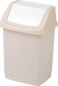 Бежово пластмасово кошче за боклук 50 l Click-It – Curver