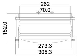 Kichler KL-ASHLANDBAY-F-BU-Външно осветително тяло ASHLANDBAY 1xE27/60W/230V IP44 бронзово