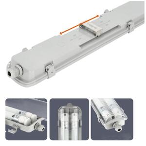 LED техническо осветително тяло за тръбни лампи T8 2xG13/18W/230V 4000K IP65 127 cm
