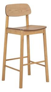 Бар стол в естествен цвят (височина на седалката 74 cm) Barlow – Actona