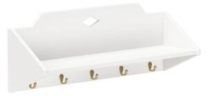 Бяла стенна детска закачалка 75x27 cm Luca – Cam Cam Copenhagen