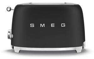 Maтово черen tостер в ретро стил - SMEG