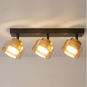 Brilagi - LED Спот осветително тяло AURA LUX 3xGX53/30W/230V черно/златно