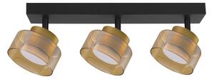 Brilagi - LED Спот осветително тяло AURA LUX 3xGX53/30W/230V черно/златно