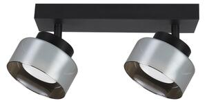Brilagi - LED Точково осветително тяло AURA LUX 2xGX53/30W/230V черно/опушено