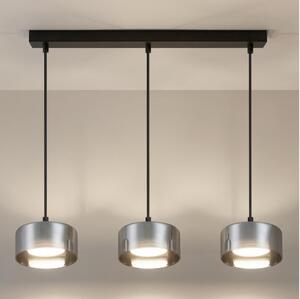 Brilagi - LED Полилей на кабел AURA LUX 3xGX53/30W/230V черен/опушен