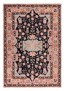 Розов ръчно изработен вълнен килим 200x290 cm Blossom Traditional – Flair Rugs