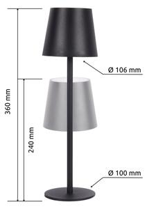 Globo 58438G - LED Димируем докосване екстериорен лампа VANNIE LED/3W/3,7V IP44