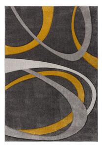 Килим в цвят жълта охра и сиво 160x230 cm Elude Orb – Flair Rugs