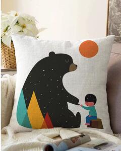 Калъфка за възглавница със смес от памук Bear, 55 x 55 cm - Minimalist Cushion Covers