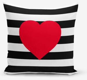 Калъфка за възглавница Navy Heart, 45 x 45 cm - Minimalist Cushion Covers