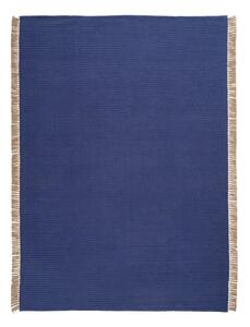Синя ръчно изработена пътека със смес от памук 80x150 cm Channa – Jotex