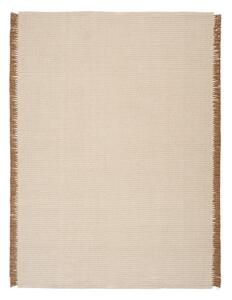 Кремава ръчно изработена пътека със смес от памук 80x150 cm Channa – Jotex