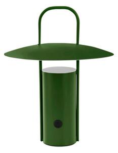Зелена метална LED затъмняваща се настолна лампа (височина 24 cm) Venna – Jotex