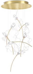 Висяща осветителна система цветя SLAMP TULIP с кръгла основа, 7x3,2W, 3000K, 3150LM
