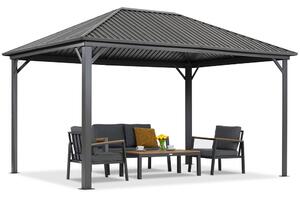 Метална беседка Сардиния 3x4 Garden Point антрацит