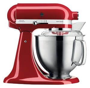 Планетарен миксер KitchenAid Artisan 5KSM185PSEER, 300W, 4.8L, червен