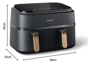 Фритюрник с горещ въздух Philips NA352/00 Еър фрайър, черен