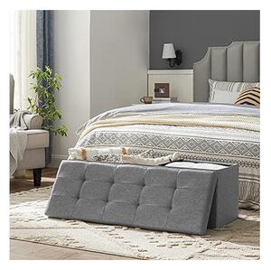 Складово пространство тип пейка, Songmics, 110 x 38 x 38 см, 120 Л, LSF77G, Сив