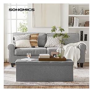 Складово пространство тип пейка, Songmics, 110 x 38 x 38 см, 120 Л, LSF77G, Сив