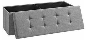 Складово пространство тип пейка, Songmics, 110 x 38 x 38 см, 120 Л, LSF77G, Сив