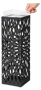 Стойка за чадъри, Songmics, Черен, 15.5 x 15.5 x 49 см, LUC48B