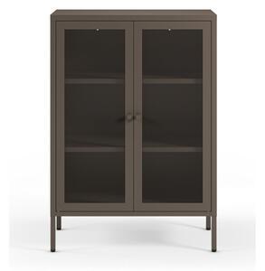 Сиво метално шкафче 70x100x40 cm Fayna – Marckeric