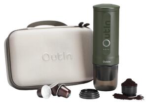 Преносима кафемашина Outin Nano, Forest Green + Калъф