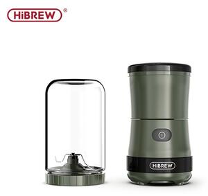 Преносима електрическа кафемелачка HiBrew G2, 3 в 1, зелена