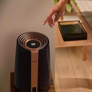 Овлажнител за въздух Philips 3000 Series HU3918/10 Air Humidifier, до 45 м2, 3L, черен