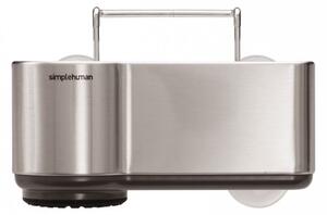 Органайзер за мивка Simplehuman KT1116, 14.3х19.4х19.5 см, Инокс