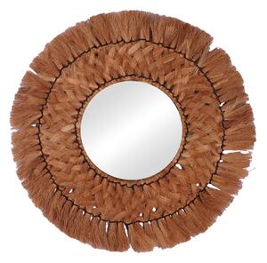 Огледало Ailan Boho Pako World Natural 60x60x8 cm