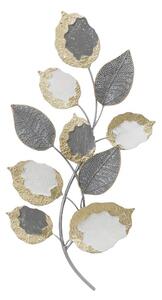 Метална декорация за стена Neone Pako Pako World Golden 47.5x89x6 cm
