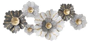 Метална декорация за стена Daisy Pako Pako World Golden 131x64x9.5 cm