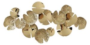 Метална декорация за стена Lily Pako Pako World Golden 130x64.5x6 cm