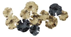 Метална декорация за стена Merinda Pako Pako World Golden 88x47x5 cm