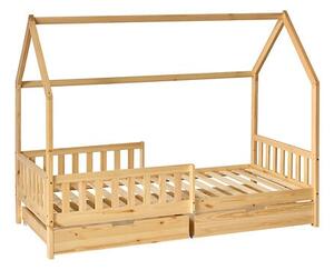 Детско легло с място за съхранение Монтесори Аtmosphera Bosco, 90x190 см, MDF