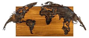 Стенна декорация, Mable, Pako World, борова дървесина, естествен цвят, 83x3x38 см