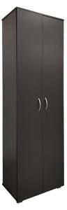 Шкаф с 2 врати Racka Тъмносив 58x34x186 см