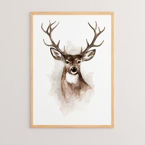 Платно за стена Deereby White 33x1.5x48 cm