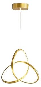 LED полилей, Trinity, златист, 22x22x100 см