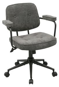 Scaun birou, Leberta, Antracit, 64x63.5x86 cm