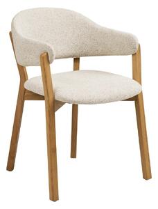 Set 7 piese Masa dining si scaune Darwin and Dunkirk, Natural, 59.5x75x80 cm