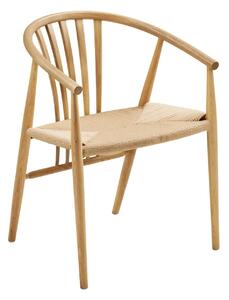 Set 7 piese Masa dining si scaune Bundaberg, Natural, 300x78 cm
