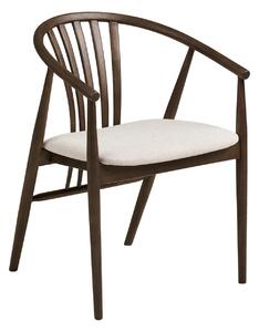 Set 7 piese Masa dining si scaune Osaka, Natural, 120x120x78 cm